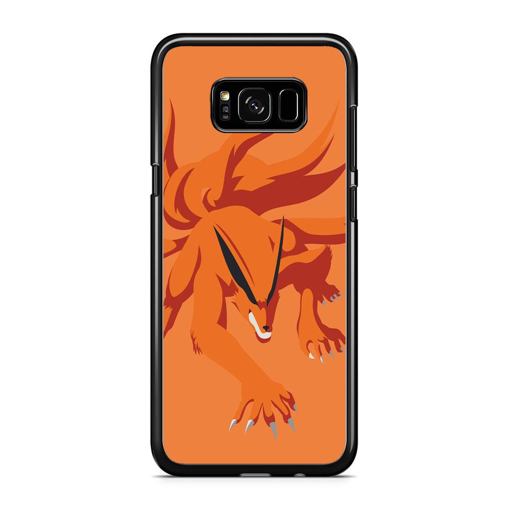 Naruto - Kurama 002 Samsung Galaxy S8 Case-Rubber / Black (2D Case)-Xtracase