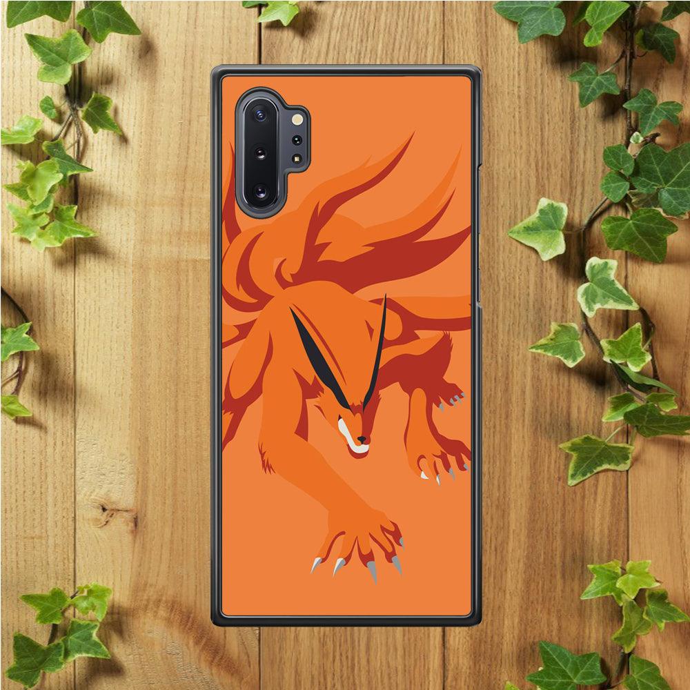 Naruto - Kurama 002 Samsung Galaxy Note 10 Plus Case-Rubber / White (2D Case)-Xtracase