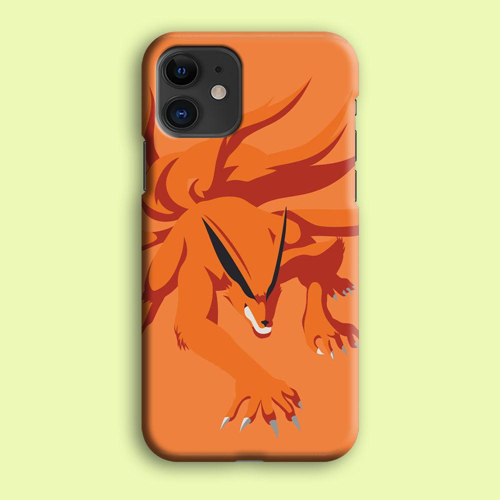 Naruto - Kurama 002 iPhone 12 Case-Plastic / Full Wrap (3D Case)-Xtracase
