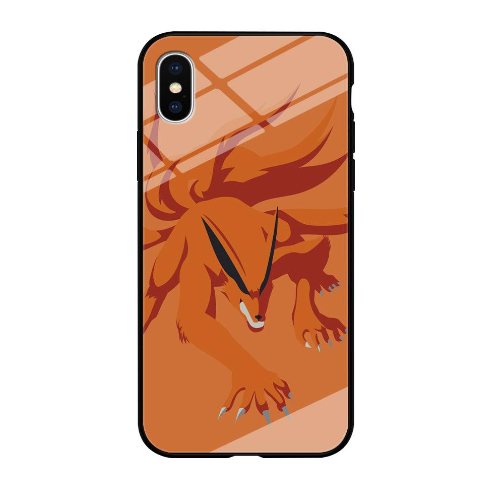 Naruto - Kurama 002 iPhone Xs Max Case-Tempered Glass Case-Xtracase