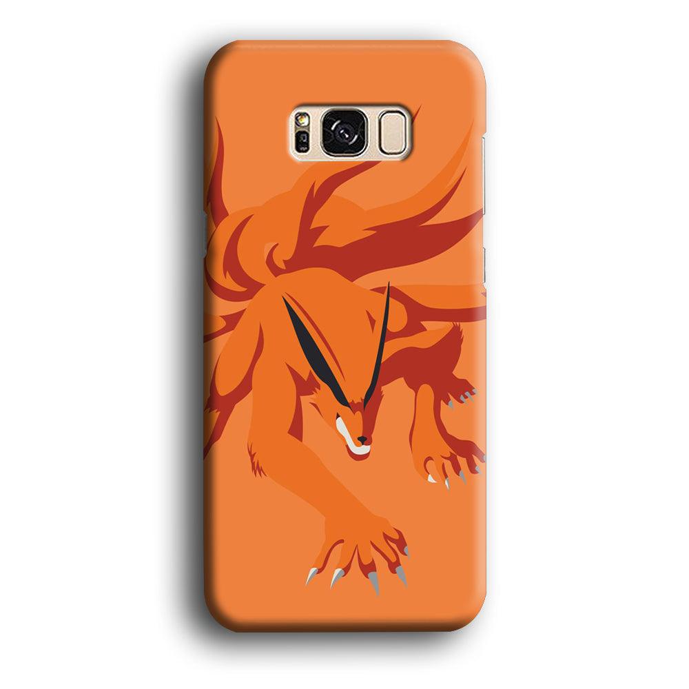 Naruto - Kurama 002 Samsung Galaxy S8 Case-Plastic / Full Wrap (3D Case)-Xtracase