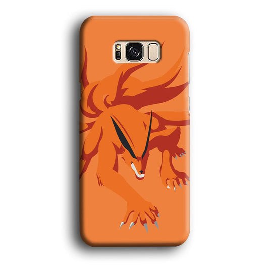 Naruto - Kurama 002 Samsung Galaxy S8 Case-Plastic / Full Wrap (3D Case)-Xtracase
