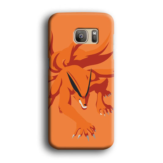 Naruto - Kurama 002 Samsung Galaxy S7 Edge Case-Plastic / Full Wrap (3D Case)-Xtracase