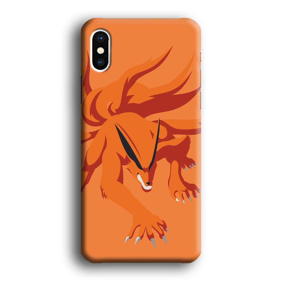 Naruto - Kurama 002 iPhone Xs Max Case-Plastic / Full Wrap (3D Case)-Xtracase