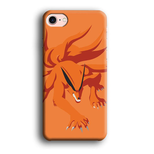 Naruto - Kurama 002 iPhone 8 Case-Plastic / Full Wrap (3D Case)-Xtracase