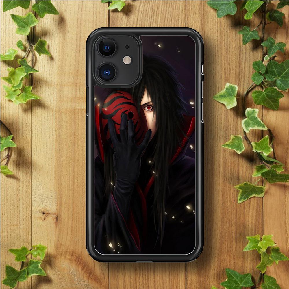 Naruto - Madara iPhone 11 Case-Rubber / Black (2D Case)-Xtracase