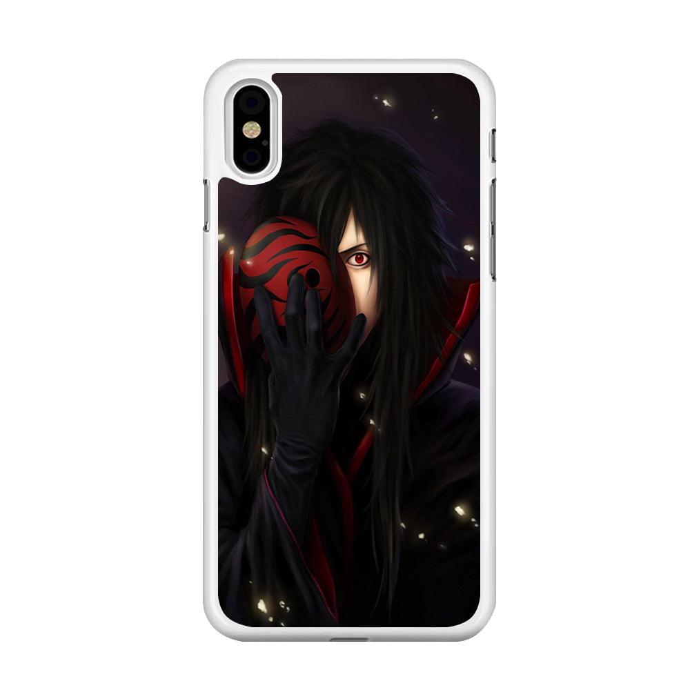 Naruto - Madara iPhone Xs Case-Rubber / White (2D Case)-Xtracase