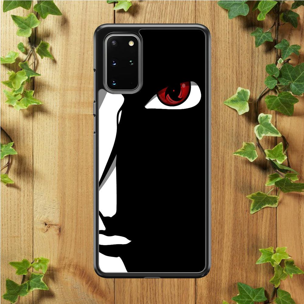 Naruto - Mangekyou Sharingan Samsung Galaxy S20 Plus Case-Rubber / White (2D Case)-Xtracase