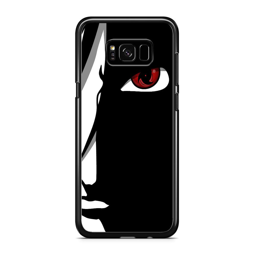 Naruto - Mangekyou Sharingan Samsung Galaxy S8 Plus Case-Rubber / Black (2D Case)-Xtracase