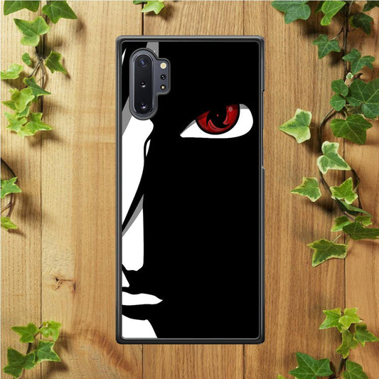 Naruto - Mangekyou Sharingan Samsung Galaxy Note 10 Plus Case-Rubber / Black (2D Case)-Xtracase