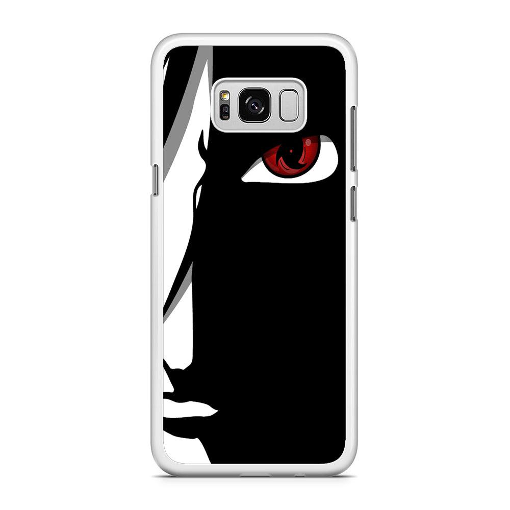 Naruto - Mangekyou Sharingan Samsung Galaxy S8 Case-Rubber / White (2D Case)-Xtracase