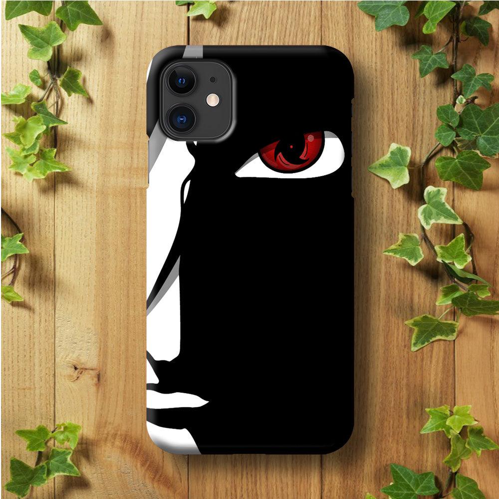 Naruto - Mangekyou Sharingan iPhone 11 Case-Plastic / Full Wrap (3D Case)-Xtracase