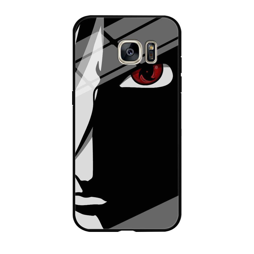 Naruto - Mangekyou Sharingan Samsung Galaxy S7 Edge Case-Tempered Glass Case-Xtracase