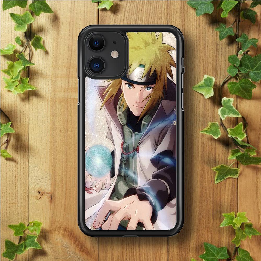 Naruto - Namikaze Minato iPhone 11 Case-Rubber / Black (2D Case)-Xtracase