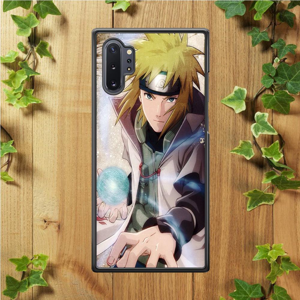 Naruto - Namikaze Minato Samsung Galaxy Note 10 Plus Case-Rubber / White (2D Case)-Xtracase