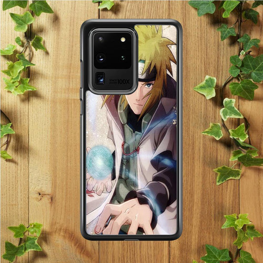 Naruto - Namikaze Minato Samsung Galaxy S20 Ultra Case-Rubber / White (2D Case)-Xtracase