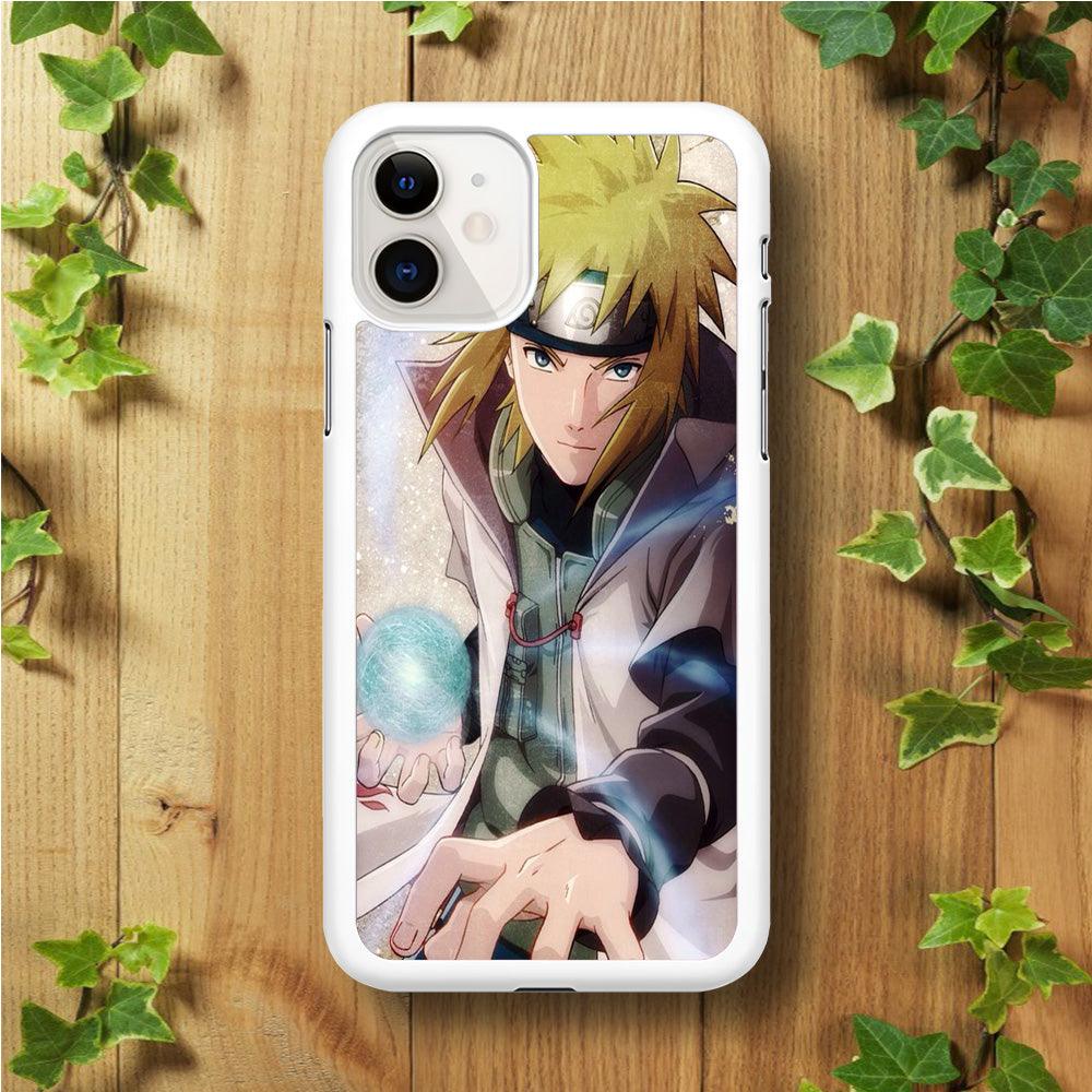 Naruto - Namikaze Minato iPhone 11 Case-Rubber / White (2D Case)-Xtracase