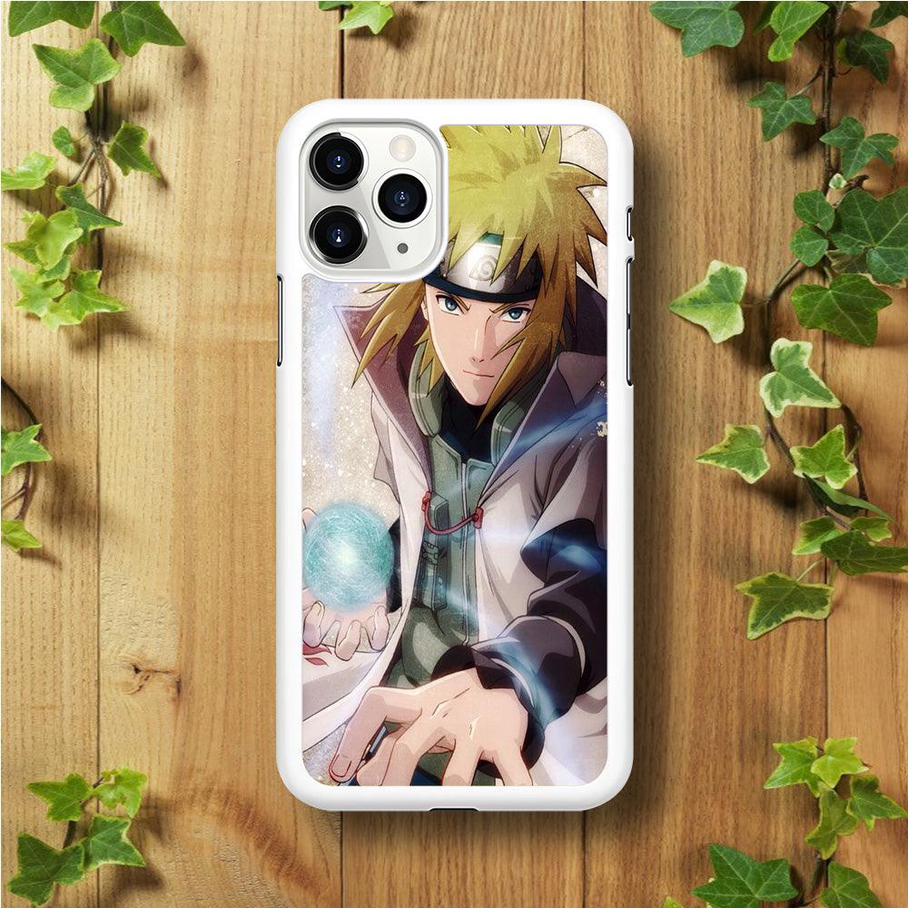 Naruto - Namikaze Minato iPhone 11 Pro Case-Rubber / White (2D Case)-Xtracase