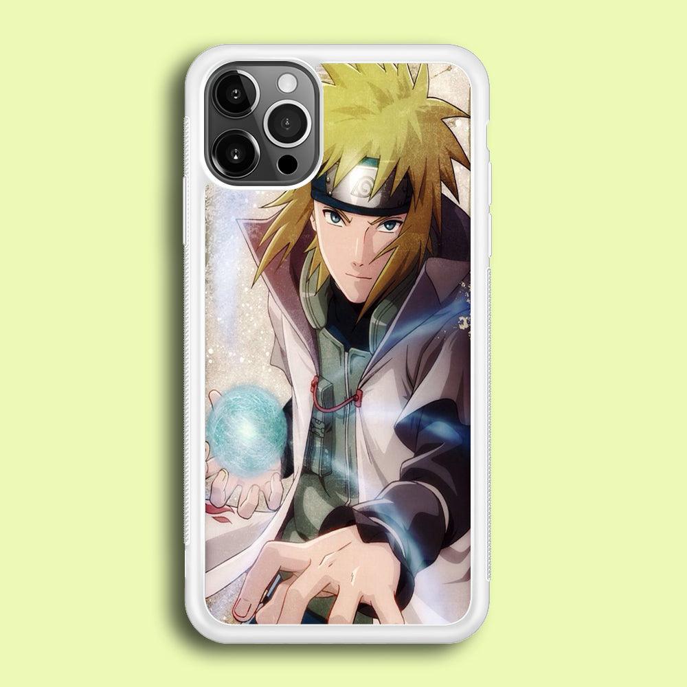 Naruto - Namikaze Minato iPhone 12 Pro Case-Rubber / White (2D Case)-Xtracase
