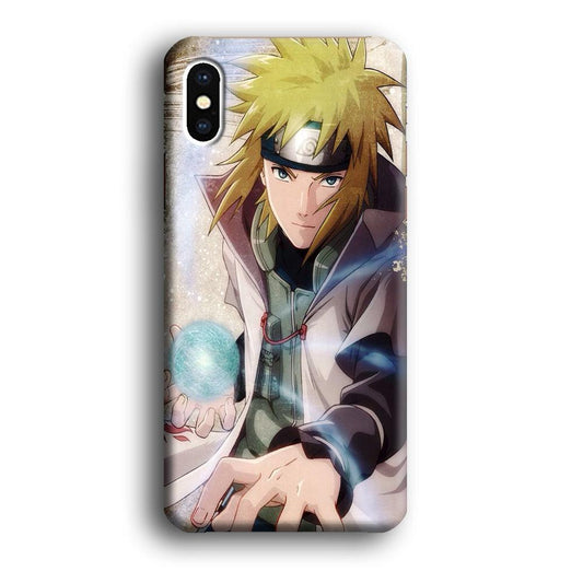 Naruto - Namikaze Minato iPhone Xs Case-Plastic / Full Wrap (3D Case)-Xtracase