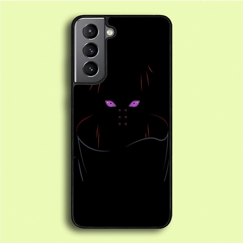 Naruto - Rinnegan Samsung Galaxy S21 Plus Case-Rubber / White (2D Case)-Xtracase