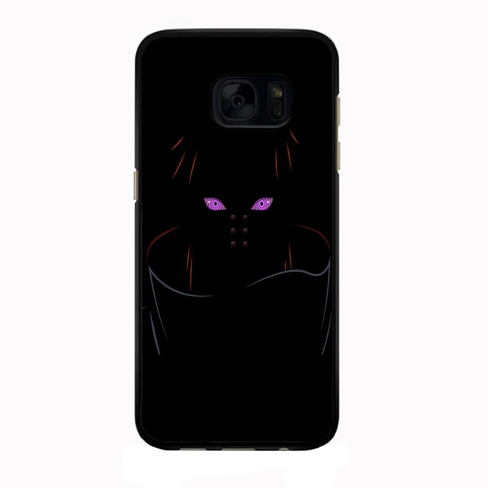 Naruto - Rinnegan Samsung Galaxy S7 Edge Case-Rubber / Black (2D Case)-Xtracase