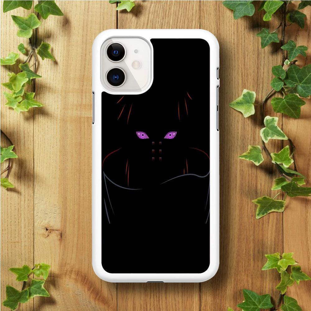 Naruto - Rinnegan iPhone 11 Case-Rubber / White (2D Case)-Xtracase