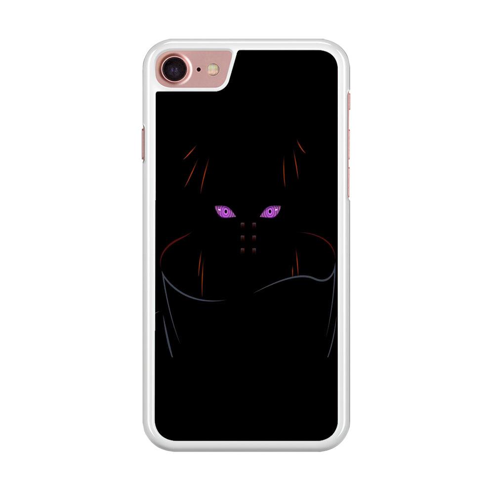 Naruto - Rinnegan iPhone SE 2020 Case-Rubber / White (2D Case)-Xtracase