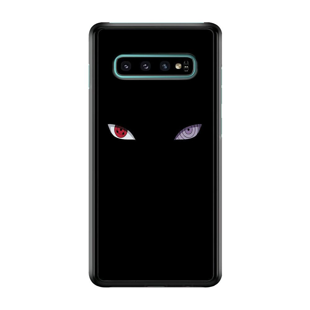Naruto - Sharingan Rinnegan Samsung Galaxy S10 Case-Plastic / Full Wrap (3D Case)-Xtracase