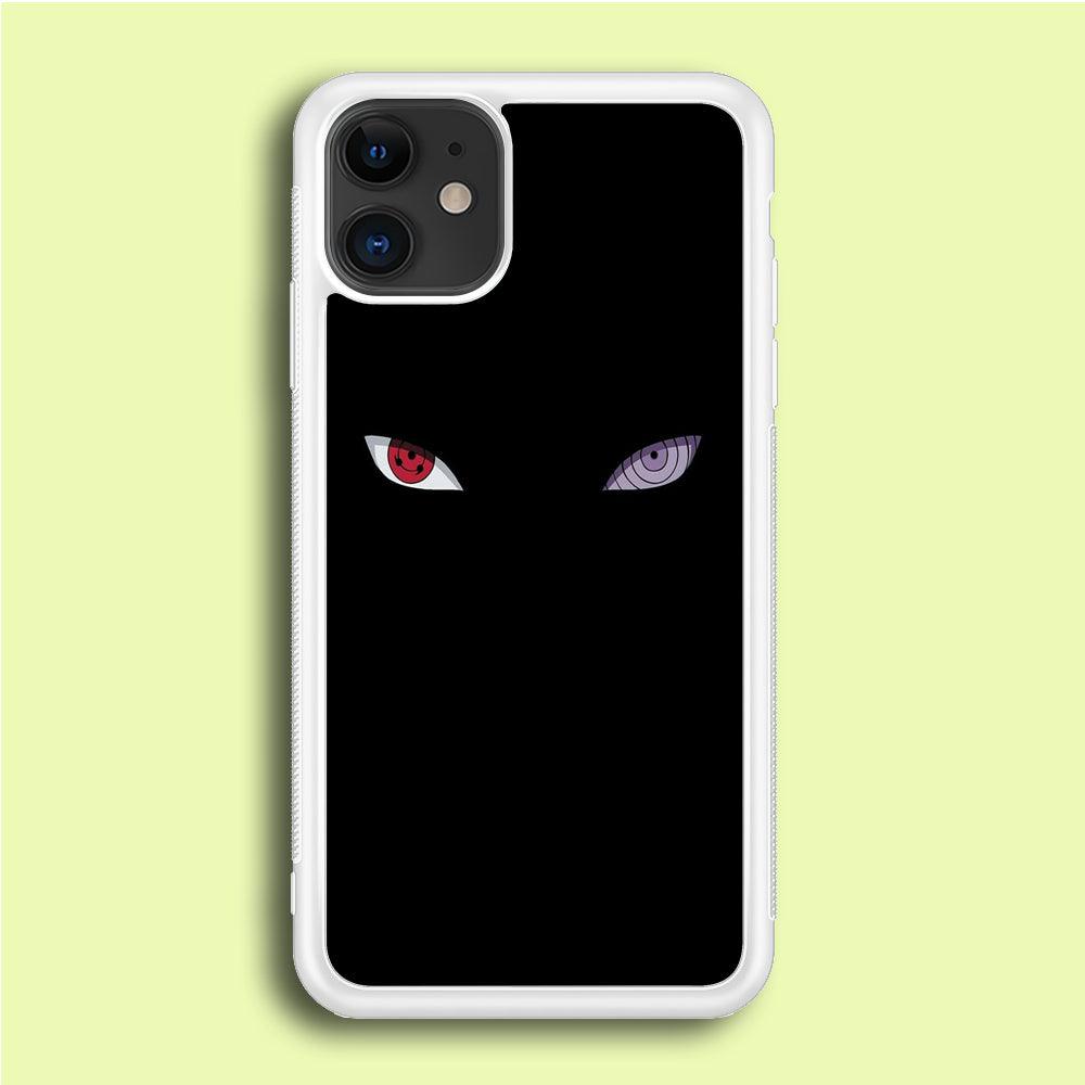 Naruto - Sharingan Rinnegan iPhone 12 Mini Case-Plastic / Full Wrap (3D Case)-Xtracase