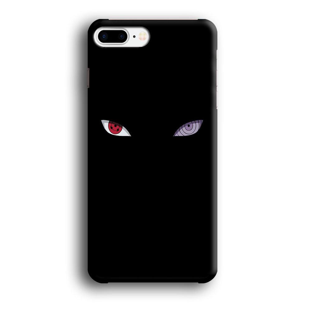 Naruto - Sharingan Rinnegan iPhone 7 Plus Case-Plastic / Full Wrap (3D Case)-Xtracase