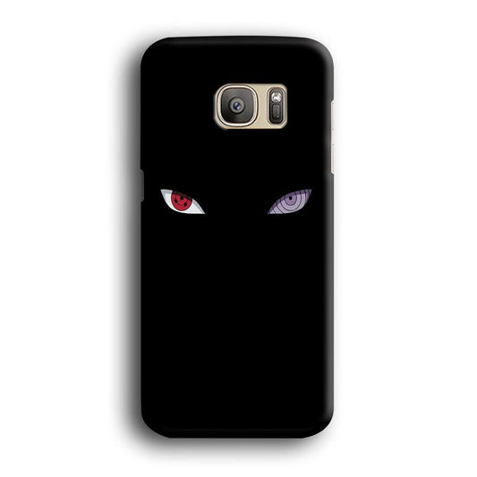 Naruto - Sharingan Rinnegan Samsung Galaxy S7 Case-Plastic / Full Wrap (3D Case)-Xtracase