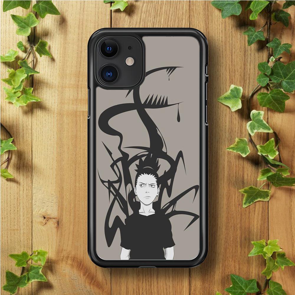 Naruto - Shikamaru iPhone 11 Case-Rubber / Black (2D Case)-Xtracase