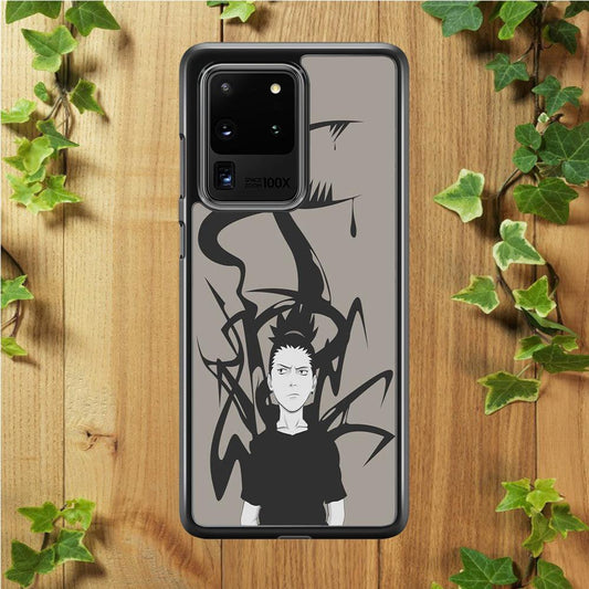 Naruto - Shikamaru Samsung Galaxy S20 Ultra Case-Rubber / White (2D Case)-Xtracase