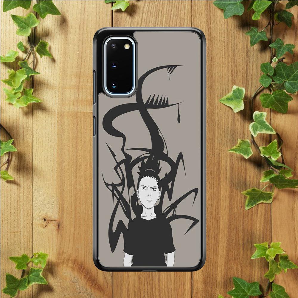 Naruto - Shikamaru Samsung Galaxy S20 Case-Rubber / Black (2D Case)-Xtracase