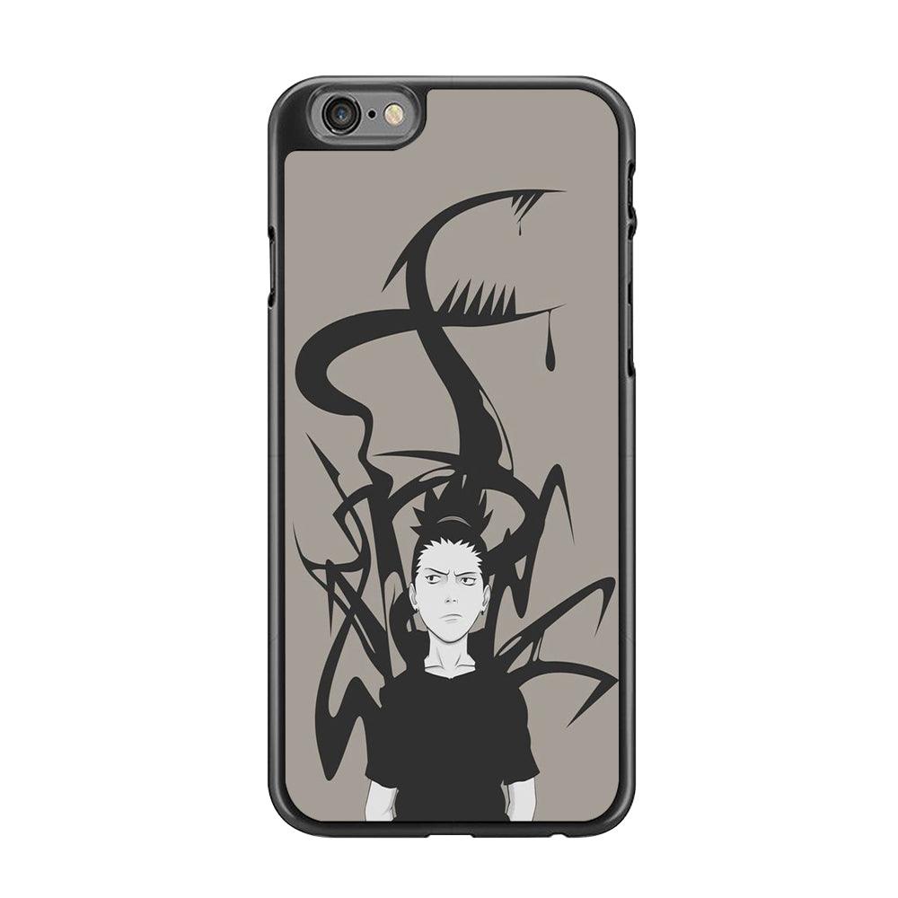 Naruto - Shikamaru iPhone 6 | 6s Case-Rubber / Black (2D Case)-Xtracase
