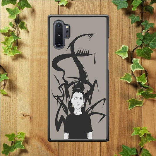 Naruto - Shikamaru Samsung Galaxy Note 10 Plus Case-Rubber / Black (2D Case)-Xtracase