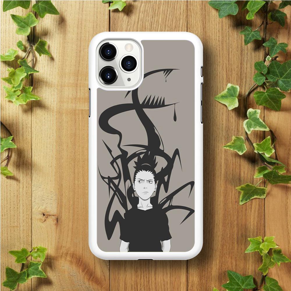 Naruto - Shikamaru iPhone 11 Pro Max Case-Rubber / White (2D Case)-Xtracase