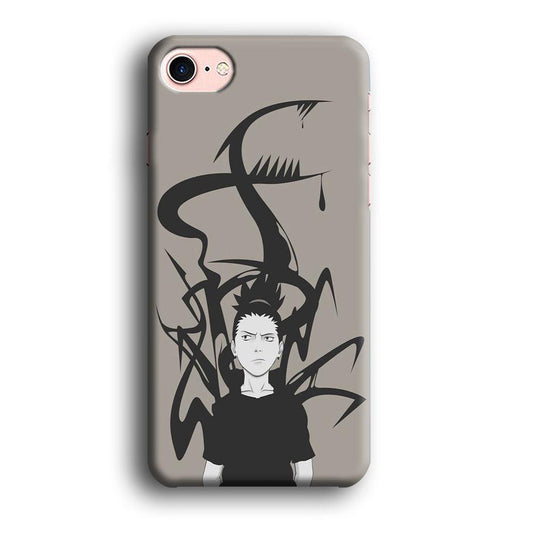 Naruto - Shikamaru iPhone 8 Case-Plastic / Full Wrap (3D Case)-Xtracase