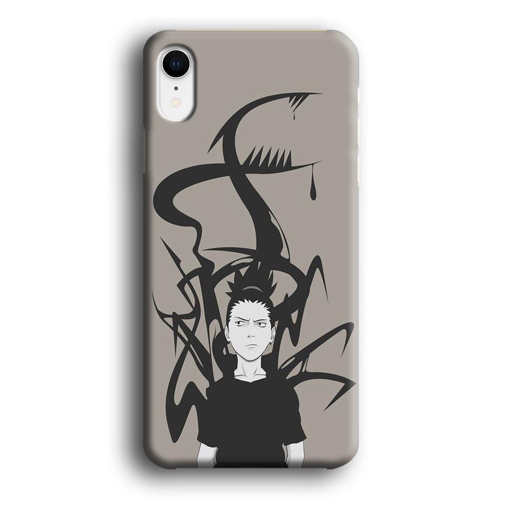 Naruto - Shikamaru iPhone XR Case-Plastic / Full Wrap (3D Case)-Xtracase