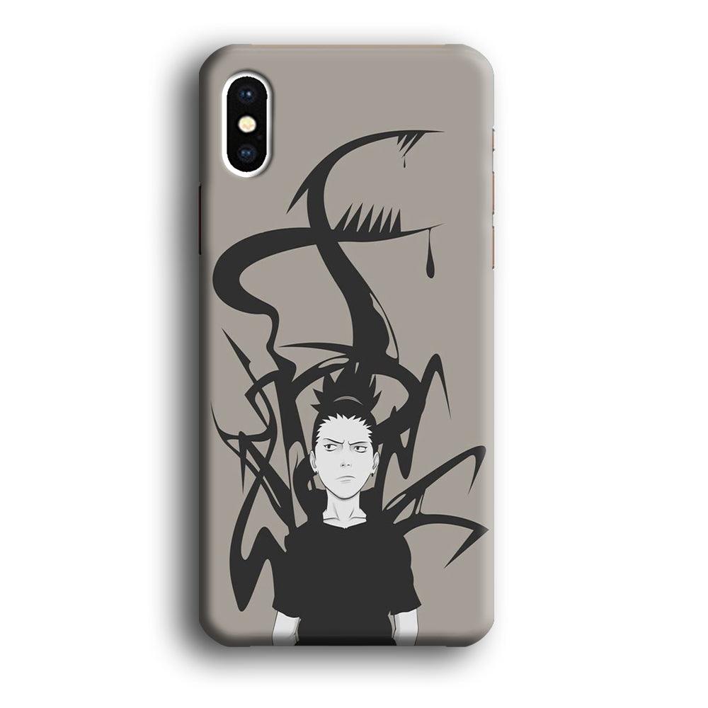 Naruto - Shikamaru iPhone Xs Max Case-Plastic / Full Wrap (3D Case)-Xtracase
