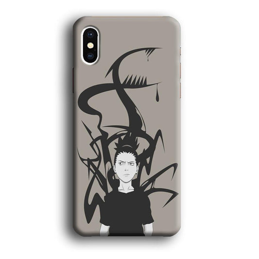 Naruto - Shikamaru iPhone Xs Case-Plastic / Full Wrap (3D Case)-Xtracase