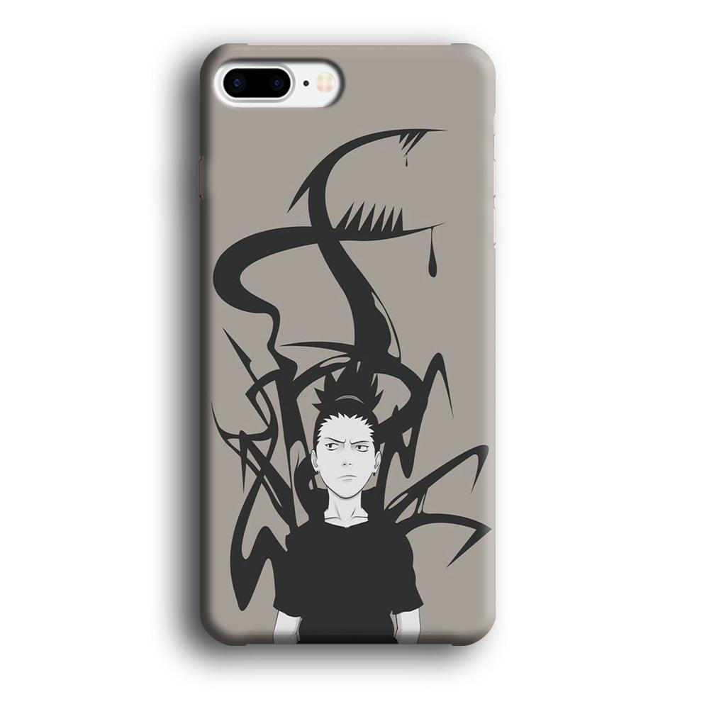 Naruto - Shikamaru iPhone 8 Plus Case-Plastic / Full Wrap (3D Case)-Xtracase