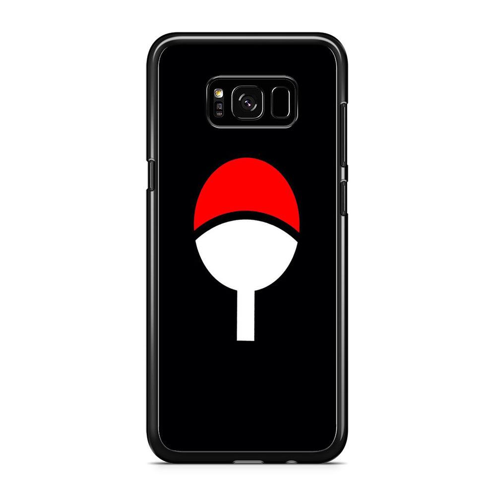 Naruto - Uchiha Clan Samsung Galaxy S8 Plus Case-Rubber / Black (2D Case)-Xtracase