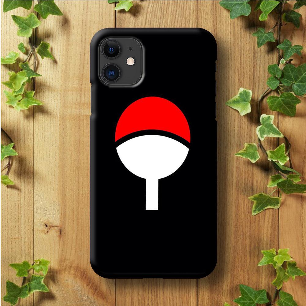 Naruto - Uchiha Clan iPhone 11 Case-Plastic / Full Wrap (3D Case)-Xtracase