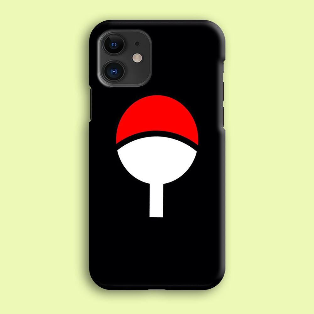 Naruto - Uchiha Clan iPhone 12 Mini Case-Plastic / Full Wrap (3D Case)-Xtracase