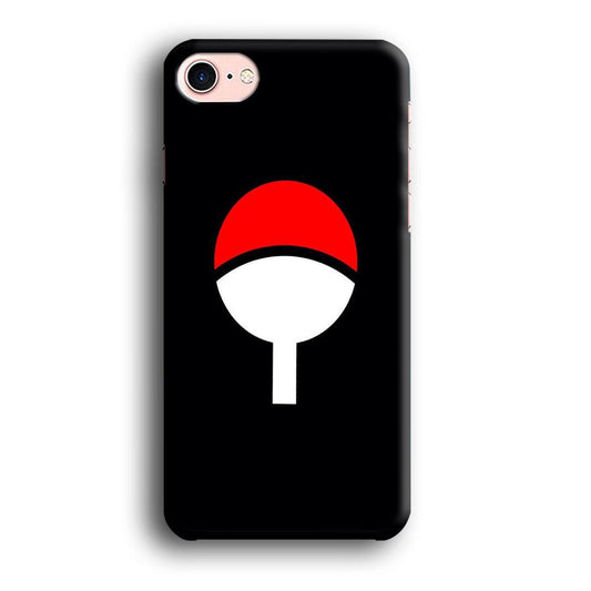 Naruto - Uchiha Clan iPhone 8 Case-Plastic / Full Wrap (3D Case)-Xtracase