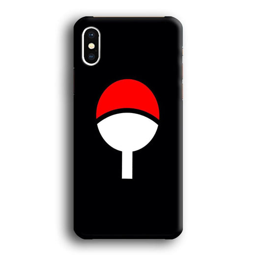 Naruto - Uchiha Clan iPhone Xs Case-Plastic / Full Wrap (3D Case)-Xtracase
