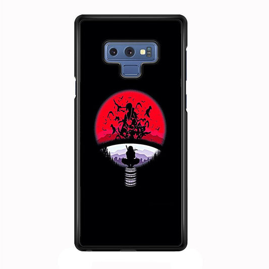 Naruto - Uchiha Itachi Symbol Samsung Galaxy Note 9 Case-Plastic / Full Wrap (3D Case)-Xtracase