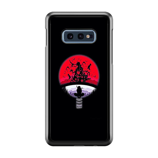Naruto - Uchiha Itachi Symbol Samsung Galaxy S10E Case-Plastic / Full Wrap (3D Case)-Xtracase